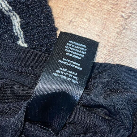 Alice + Olivia Monah Pinstripe Sweater Dress - Picture 9 of 14